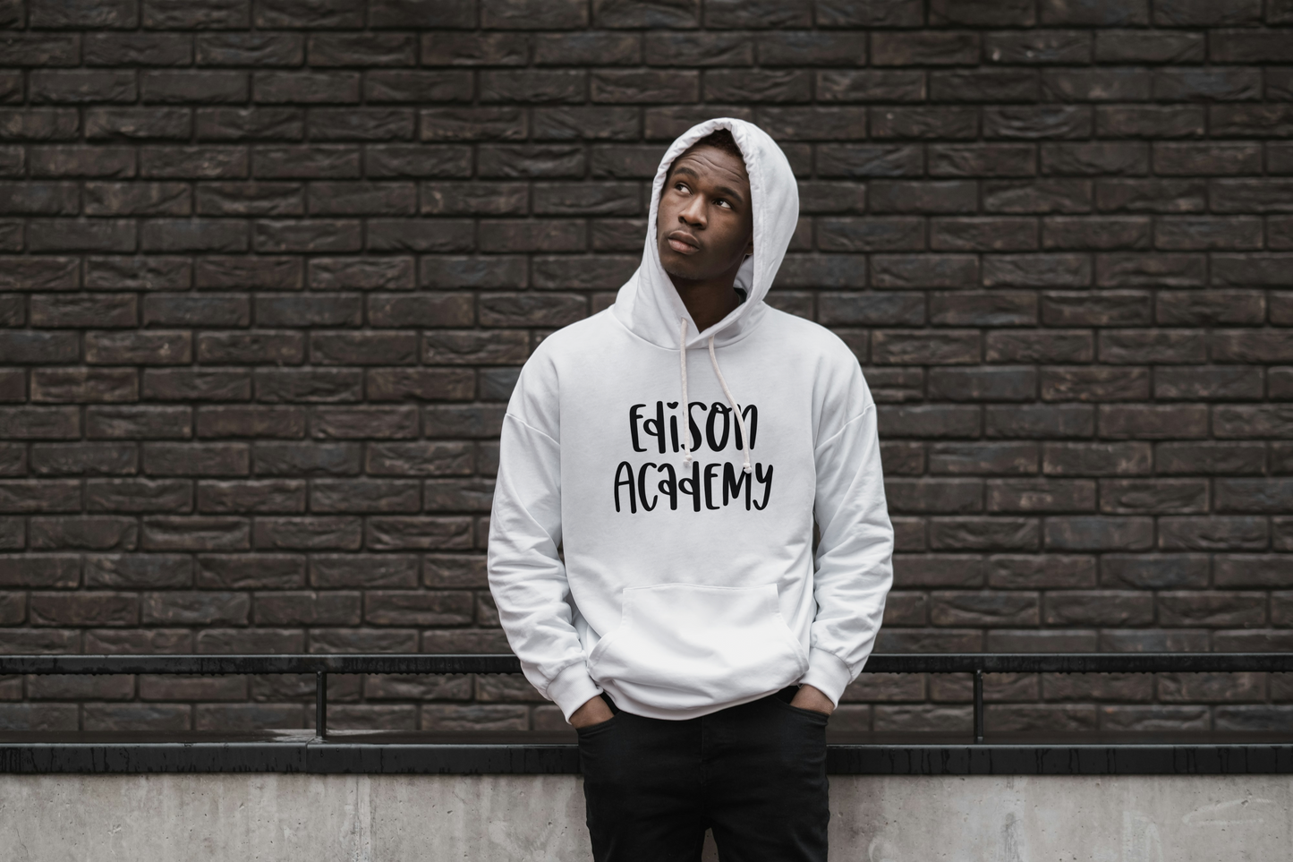 Edison Academy I Heart Font I Hoodie